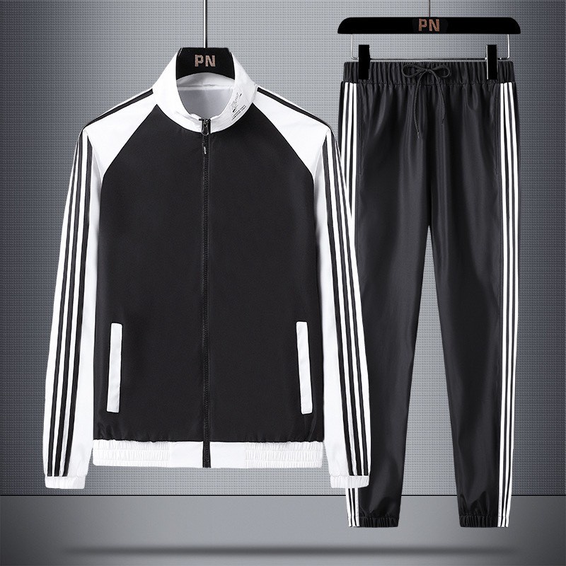 Áo khoác bomber chất dù 3 sọc cánh tay thể thao khóa kéo thời trang nam nữ unisex phong cách Hàn quốc