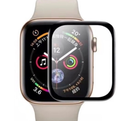 Kính cường lực apple watch, đồng hồ apple watch, phụ kiện cho đồng hồ thông minh full keo bảo vệ màn hình từ series 3->7