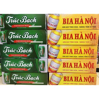 Bia lon hà nội 330ml - thùng 24 lon