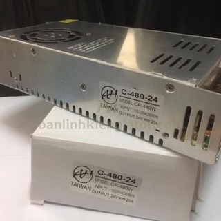 Nguồn tổ ong 24v 20a có quạt loai tốt