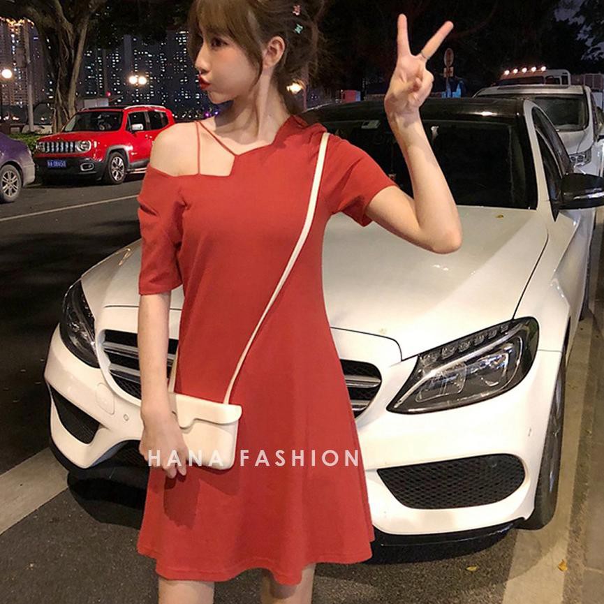 Đầm Mini Màu Đen Hana Fashion - Op008
