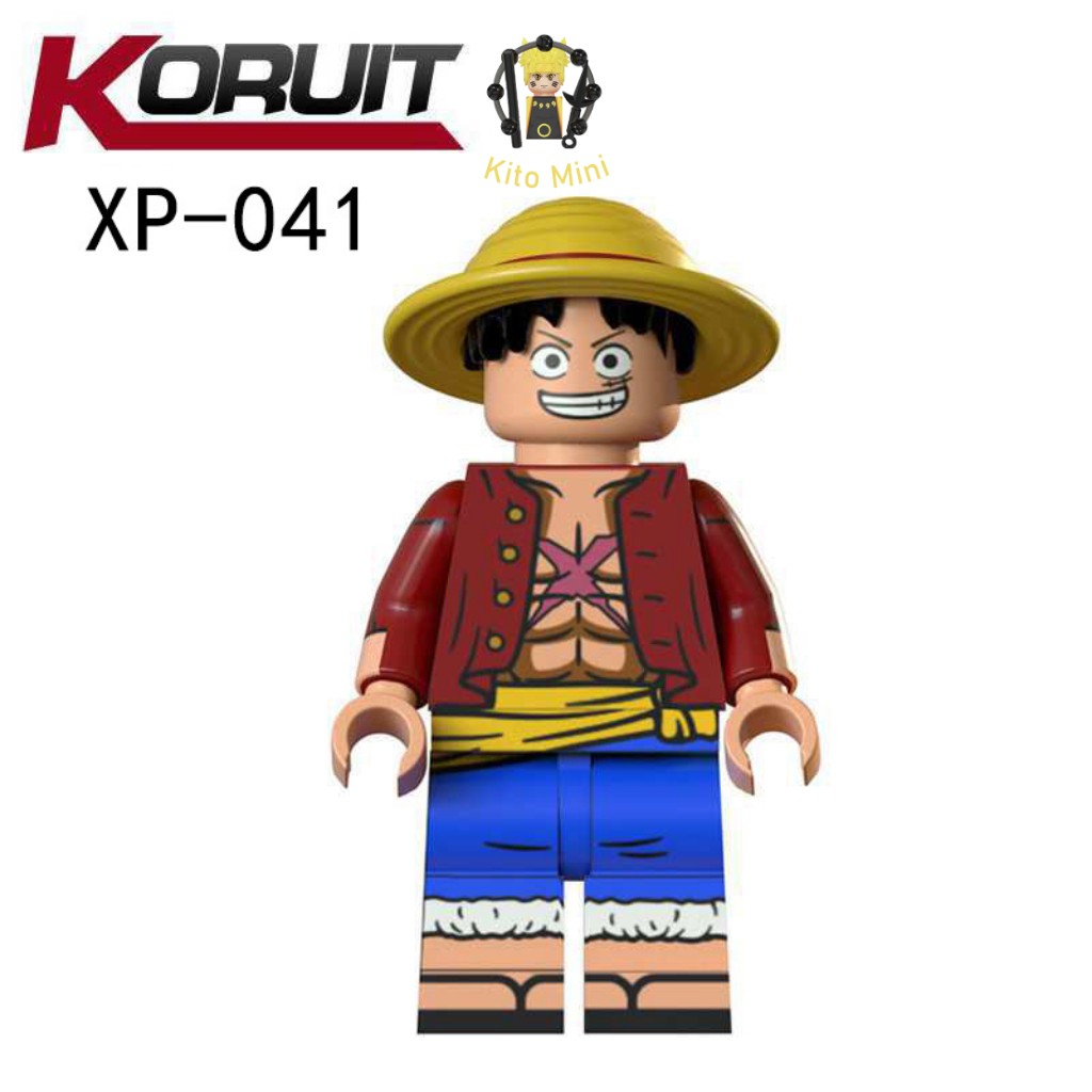 Minifigures Lắp Ráp Mô Hình Nhân Vật Hoạt Hình Truyện Tranh One Piece Luffy Zoro XP036 - 041 Bán Lẻ