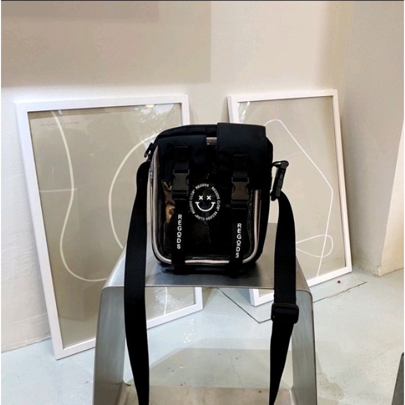 Túi Đeo Chéo Unisex REGODS RGC BAG SS3 Nam Nữ Local Brand Phong cách Ulzzang đi học đi chơi - Gin Store