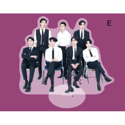 Giá Đỡ Hai Mặt Bằng Acrylic Để Bàn Nhóm Nhạc BTS Mẫu 1