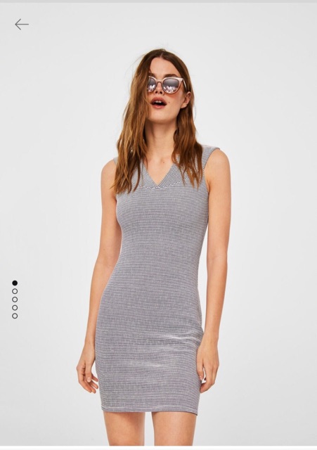 Đầm Fitted textured xuất dư xịn