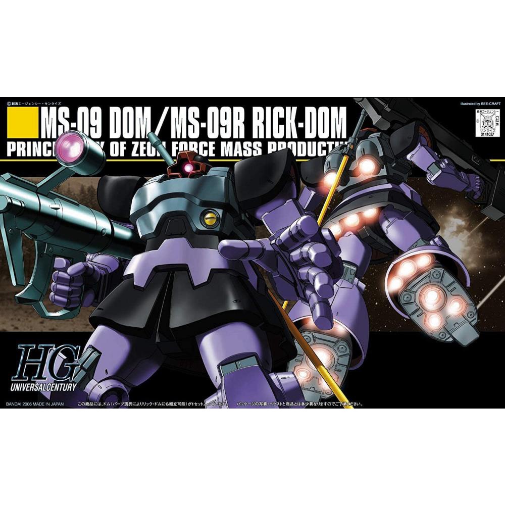 Mô hình HGUC 1/144 HG Dom Rick Dom - Chính hãng Bandai Nhật Bản