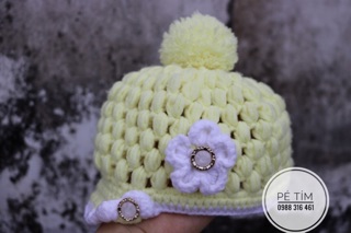 Nón len handmade