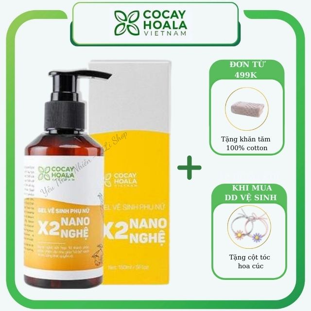 Dung dịch vệ sinh vùng kín phụ nữ Cỏ Cây Hoa Lá làm hồng, se khít, giảm nấm ngứa mùi hôi phụ khoa 150ml