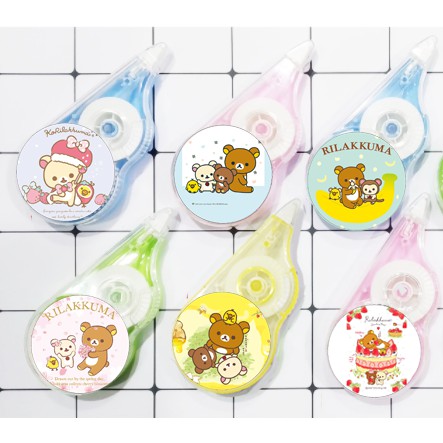 Bút xoá băng rilakkuma BBI25 in hình cute dễ thương