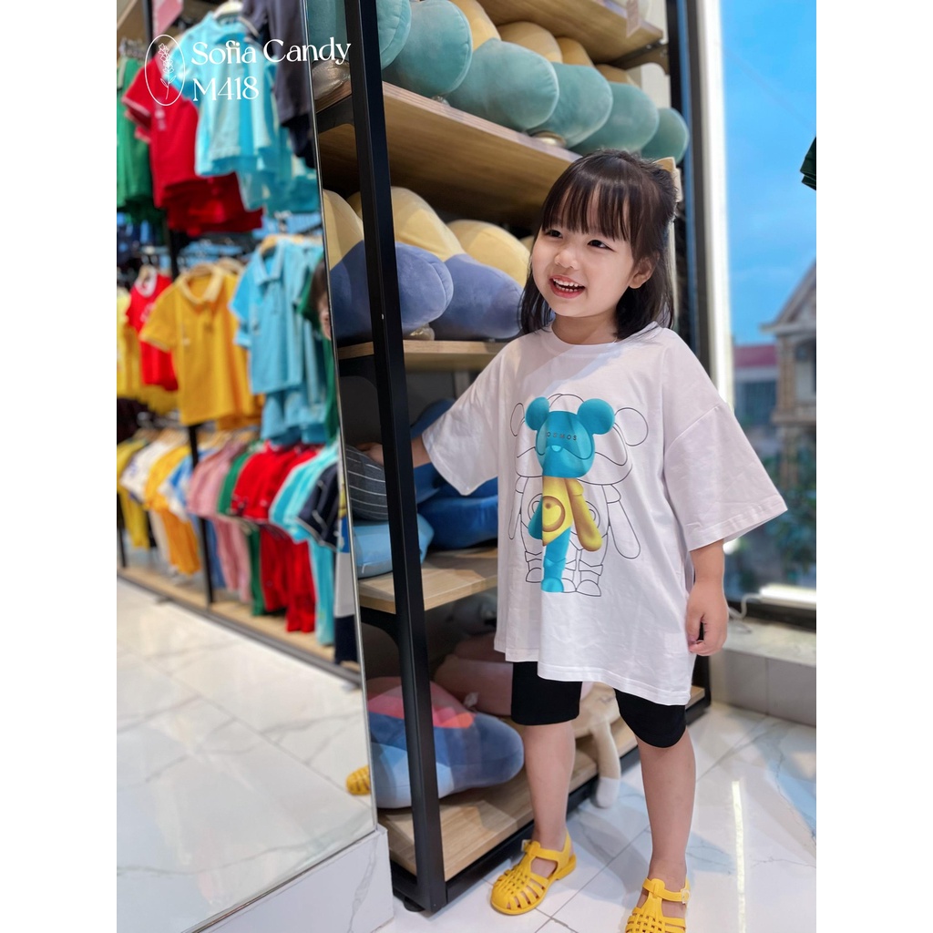 Quần legging lửng bé gái chất tốt 5 màu dễ mặc dễ phối đồ Shushibaby