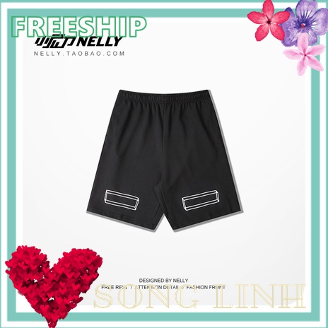 Quần short Nelly - Heybig : Mẫu GẠCH CHÉO