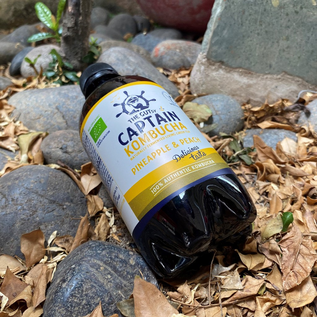 Trà dưỡng sinh Kombucha hữu cơ 400ml The GUTsy Captain