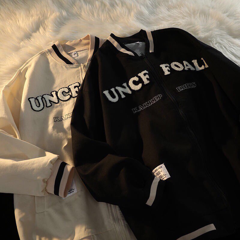 Áo khoác bomber unisex - Áo khoác bóng chày chất kaki oversized - Zadola fashion