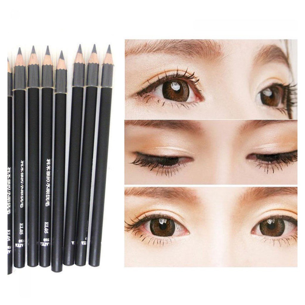 Bút Kẻ Mắt Màu Đen Chống Nước Lâu Trôi Mượt Mà Thời Trang Cho Nữ