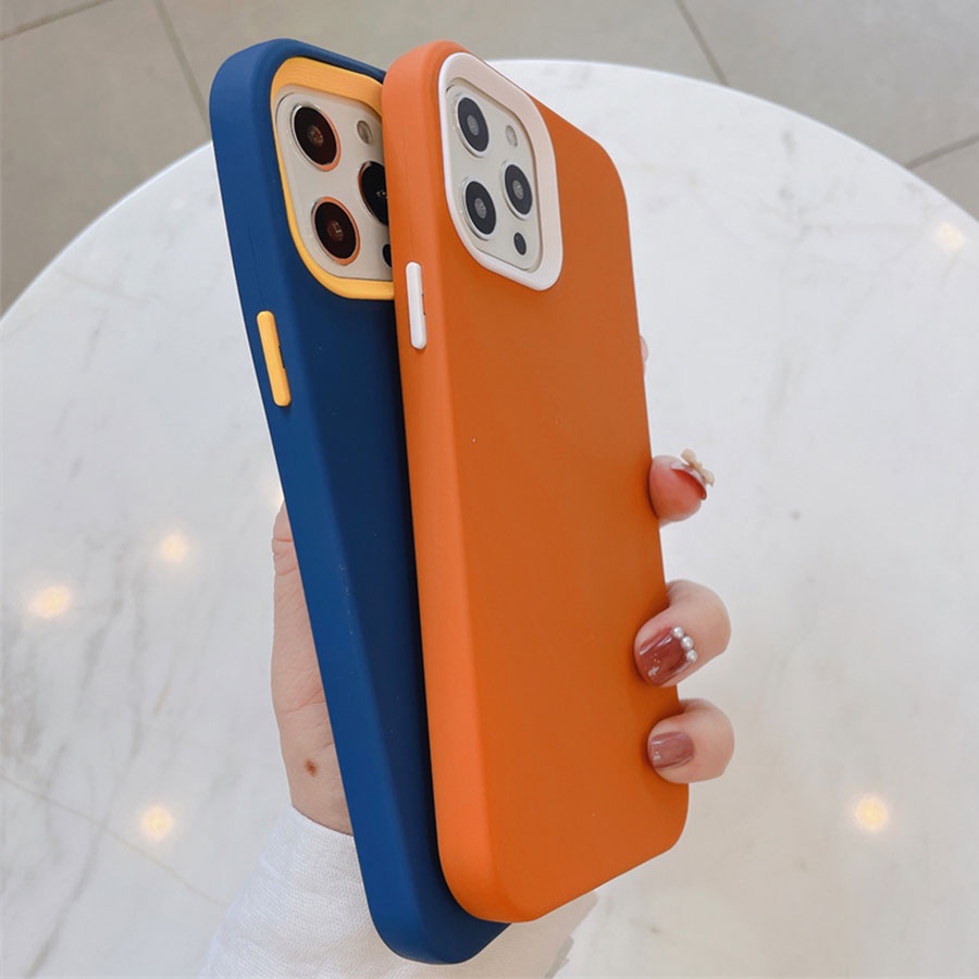 Ốp lưng cạnh vuông khung camera cho Xiaomi Mi 11 Lite 5G NE Poco F3 X3 GT M4 M3 Pro Redmi 9T 9A Redmi Note 10 8 Pro