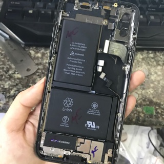 Cụm lưng iPhone X không main không camera lấy linh kiện