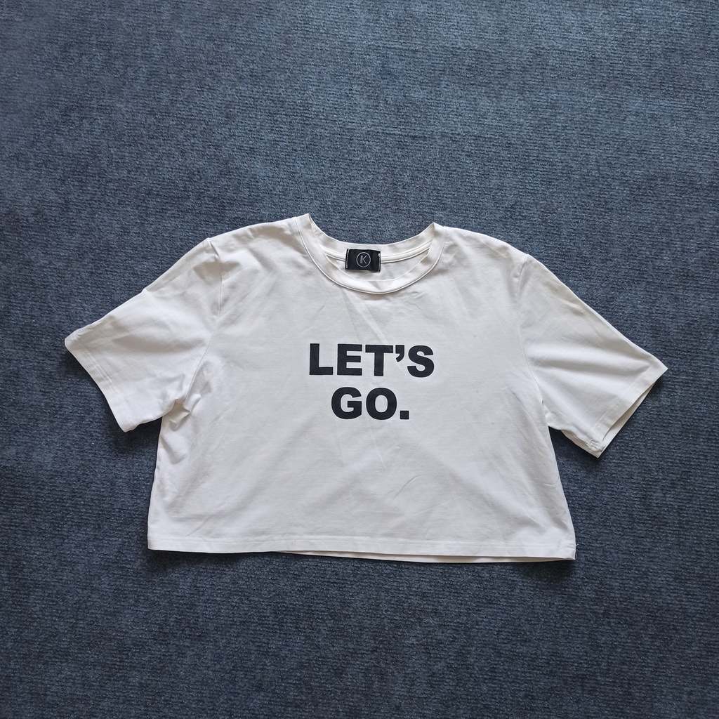 Thanh lý áo thun croptop form rộng