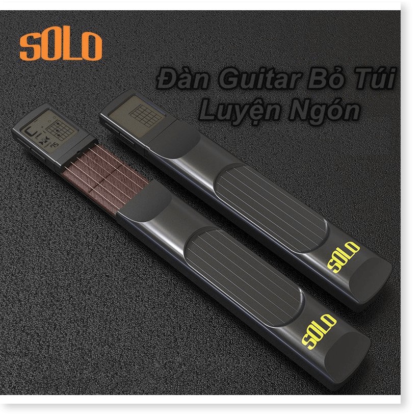 Đàn guitar điện tử bỏ túi với màn hình LCD hiển thị SOLO Metronome