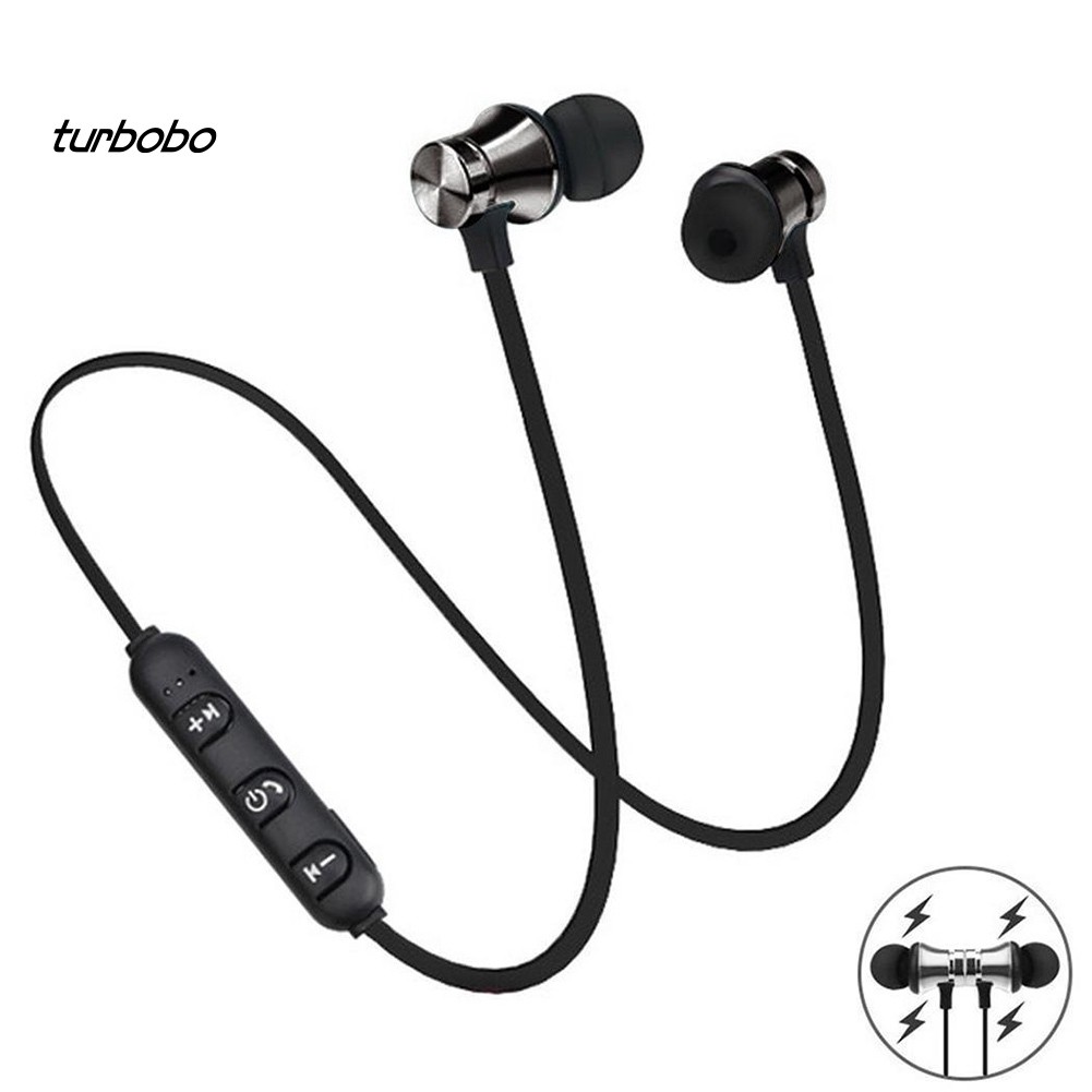 Tai nghe nhét tai không dây Bluetooth 4.2 tích hợp micro thiết kế từ tính phong cách thể thao