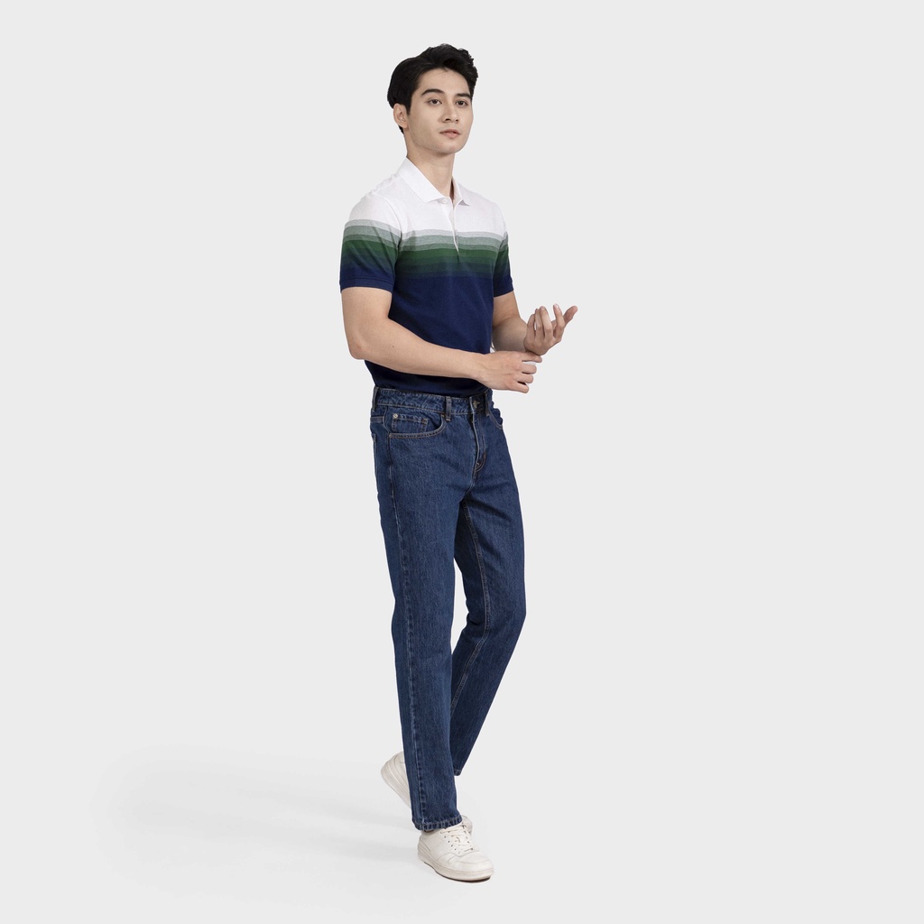 Quần jeans nam ARISTINO dáng Regular fit suông nhẹ, thiết kế trẻ trung, túi xẻ 2 bên - AJNR04