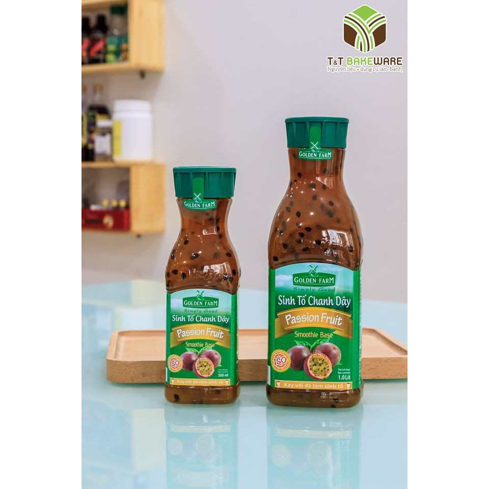 Sinh tố nguyên chất Golden Farm 1lít nhiều vị