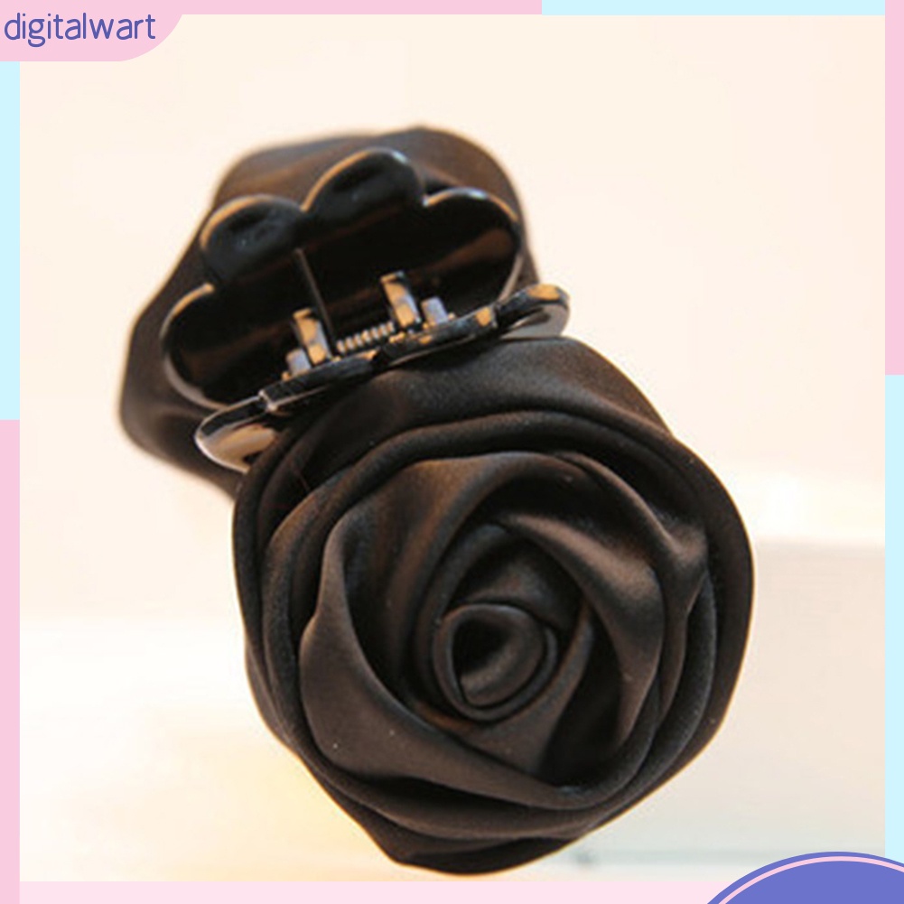 Kẹp Tóc Hoa Hồng Vải Thời Trang Cho Nữ