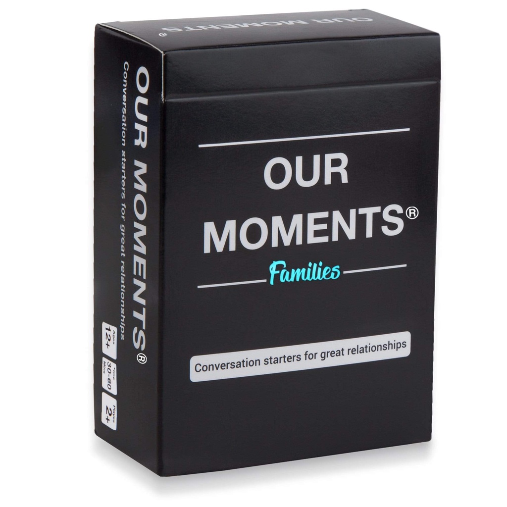 OUR MOMENTS Families Cards - 100 câu hỏi khơi gợi suy nghĩ cho những buổi tiệc của gia đình