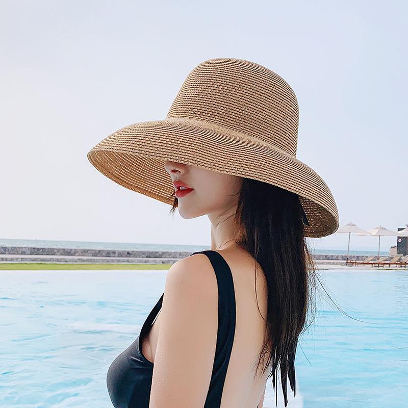 PVN49774 Nón Cói Chuông Trơn Đầu Vuông Chất Cói Đan Dày Nhiều Màu Cho Nữ Giá Rẻ