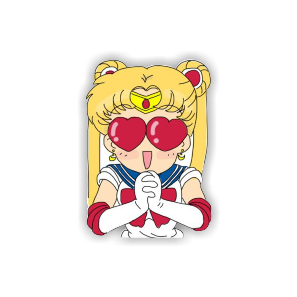 SAILOR MOON Ghim Cài Áo Hình Thủy Thủ Mặt Trăng Dễ Thương