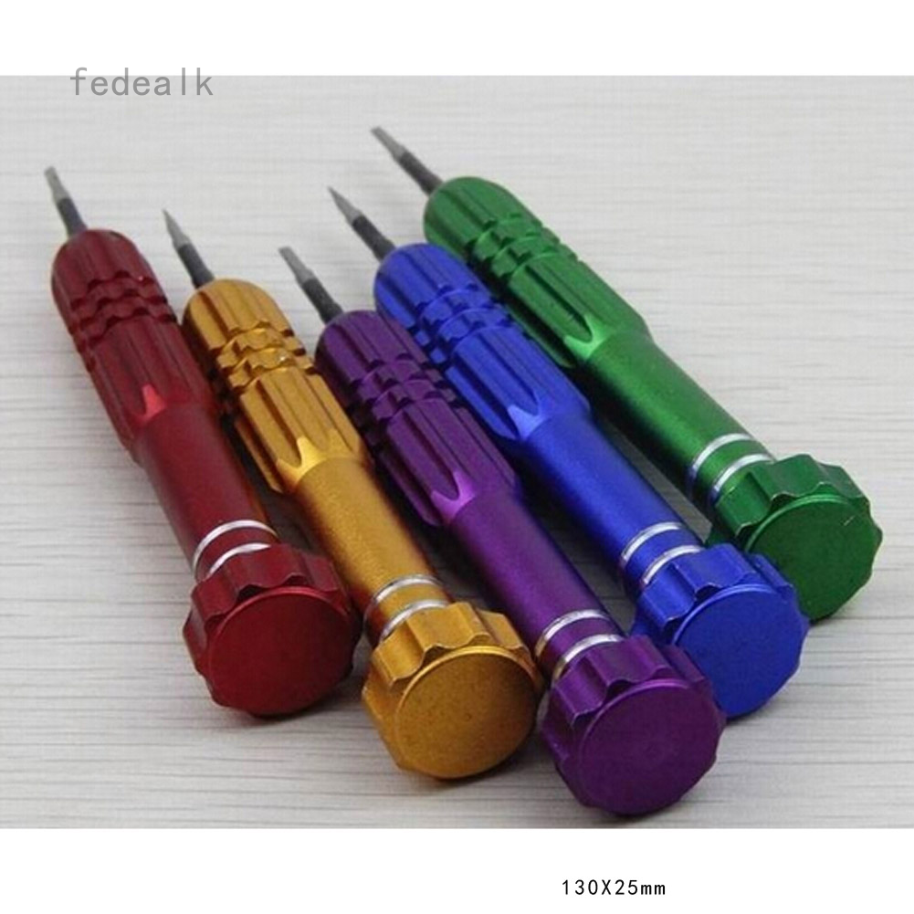 Tua vít 5 trong 1 bằng hợp kim nhôm màu sắc ngẫu nhiên