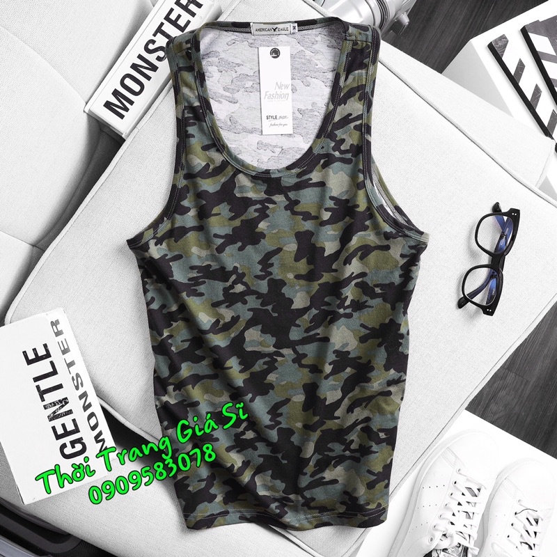 [BIG ZIZE] Áo Ba Lỗ Tanktop Lính Đập Tan Nóng Bức Chất Vải Cotton 100% mặc Gym, hay Đồ Ngủ Vải Co Giãn Thõa Mái Vận Động