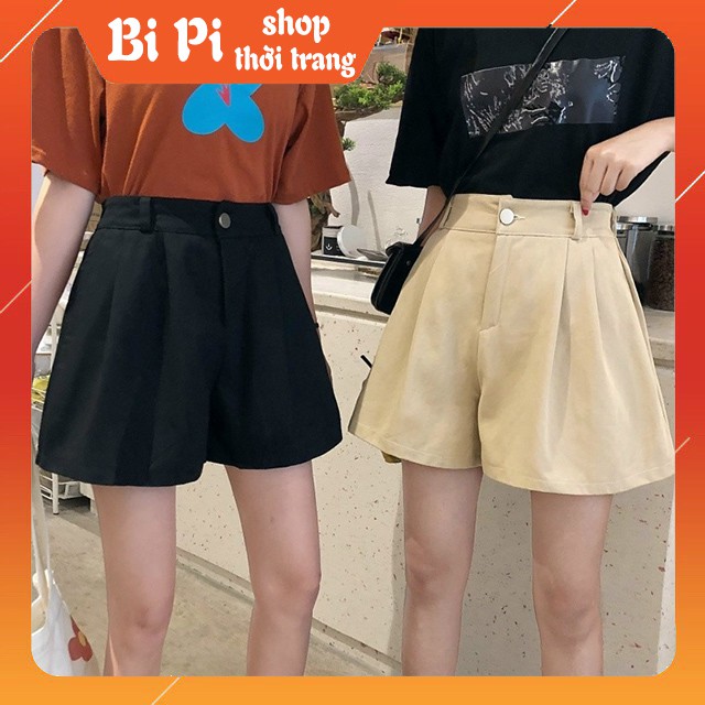 Quần Kaki ống rộng lỡ giả váy cao cấp dây kéo và lưng chun (Nhiều màu + Size)