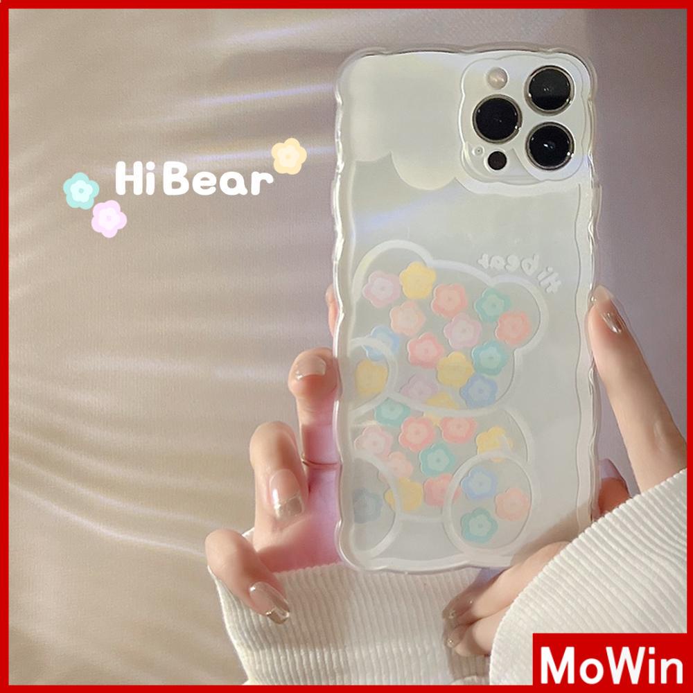 Ốp Điện Thoại Silicon Mềm Chống Trượt Chống Sốc In Hình Gấu Hoạt Hình Cho iPhone 13 Pro Max 12 Pro Max 11 7 Plus