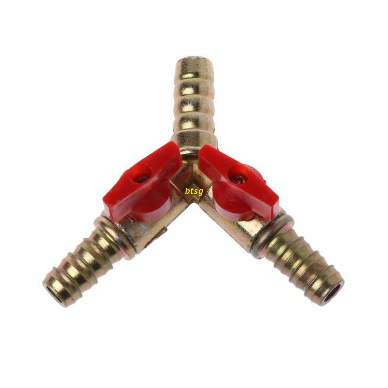 Van Khóa Khí Gas/Nước/Dầu Hình Chữ Y 3 Đầu 3/8"