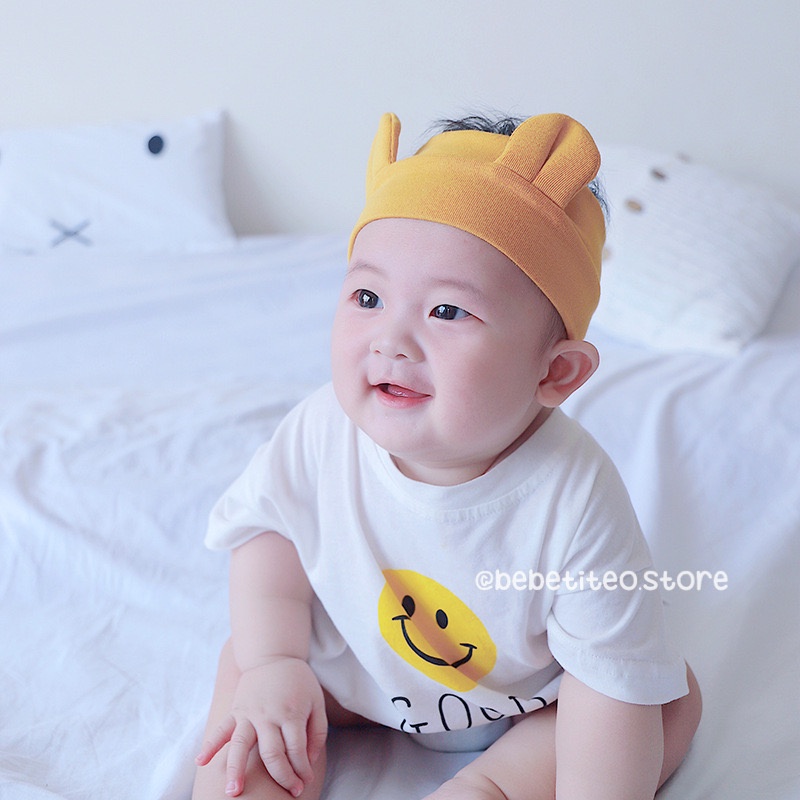 Băng Đô Tai Gấu Turban Tai Gấu Hàn Quốc Siêu Yêu Cho Bé Bebé Tí Tẹo PKT02