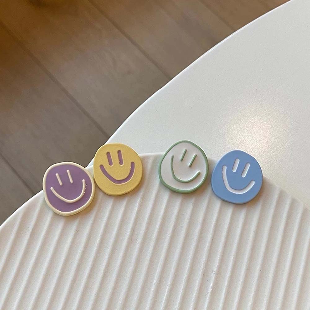 Khuyên Tai Nữ Hình Mặt Cười Đáng Yêu