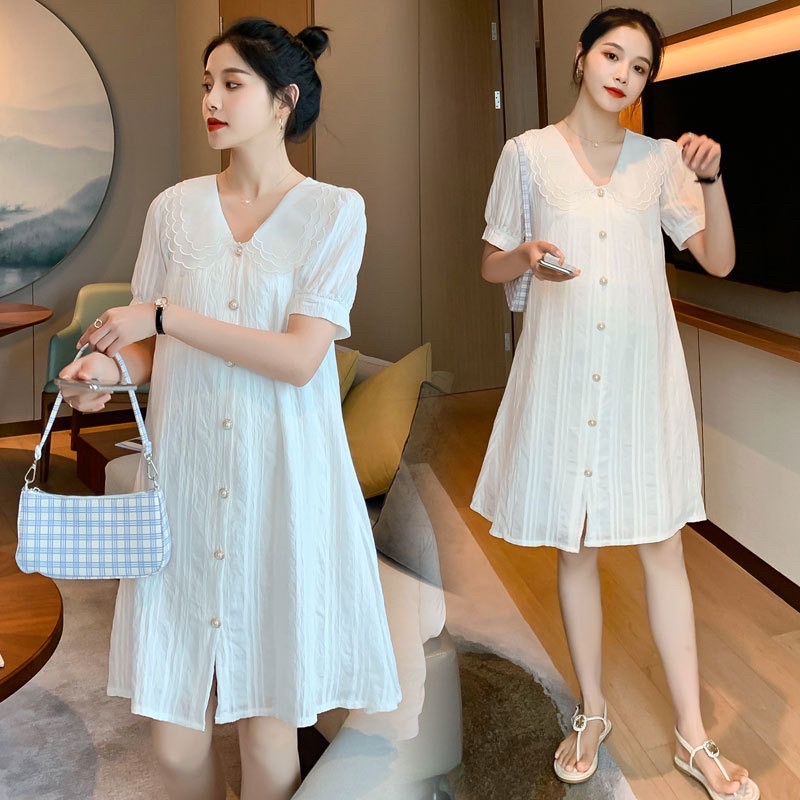 Váy bầu thiết kế công sở Aidenshop Đầm bầu thời trang nữ mặc sau sinh