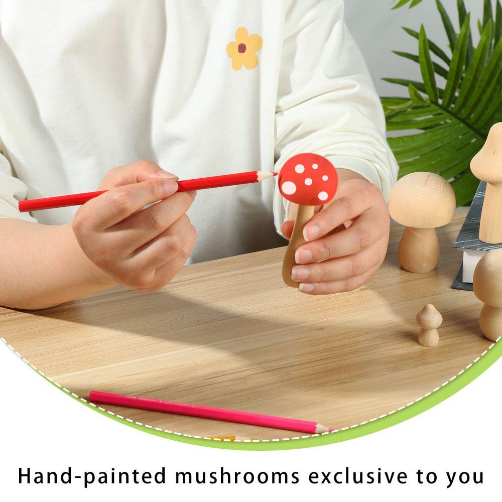 Nấm Gỗ Mini Trang Trí Nhà Búp Bê