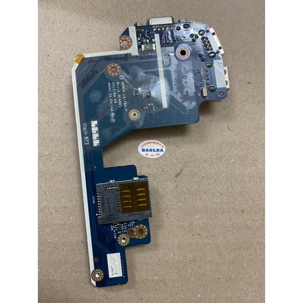 Board cổng mạng Lan và usb laptop dell lattitude E5430 LS-7901P