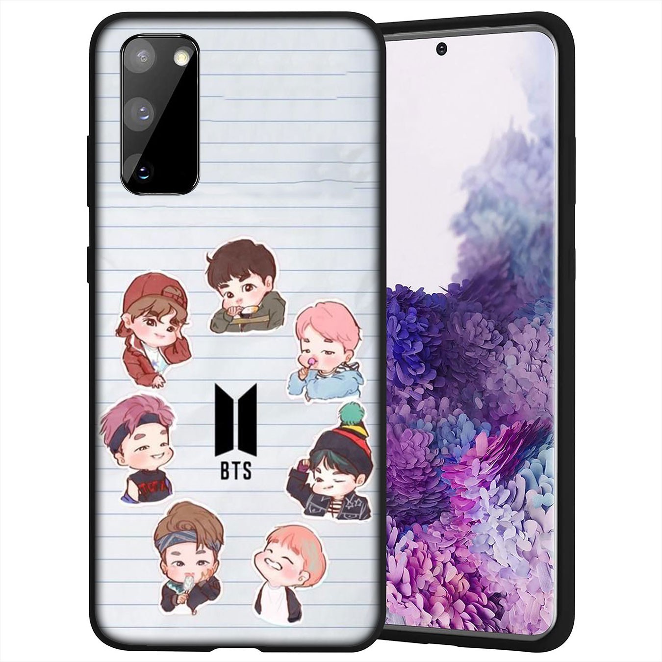 Ốp điện thoại mềm hình Bangtan Boys BTS KPOP cho Samsung Galaxy A02S J2 J4 J5 J6 Plus J7 Prime A02 M02 j6+ A42 +