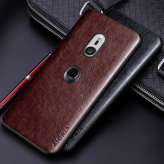 Ốp da PU sang trọng cho Sony Xperia 1 XZ3 coque với thiết kế màu trơn dành cho doanh nghiệp Vỏ điện thoại Xperia XZ4
