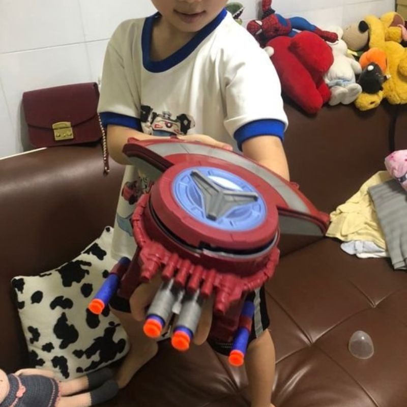 Khiên Captain America - Đồ Chơi Hóa Trang Siêu Anh Hùng Đội Trưởng Marvel Cho Bé