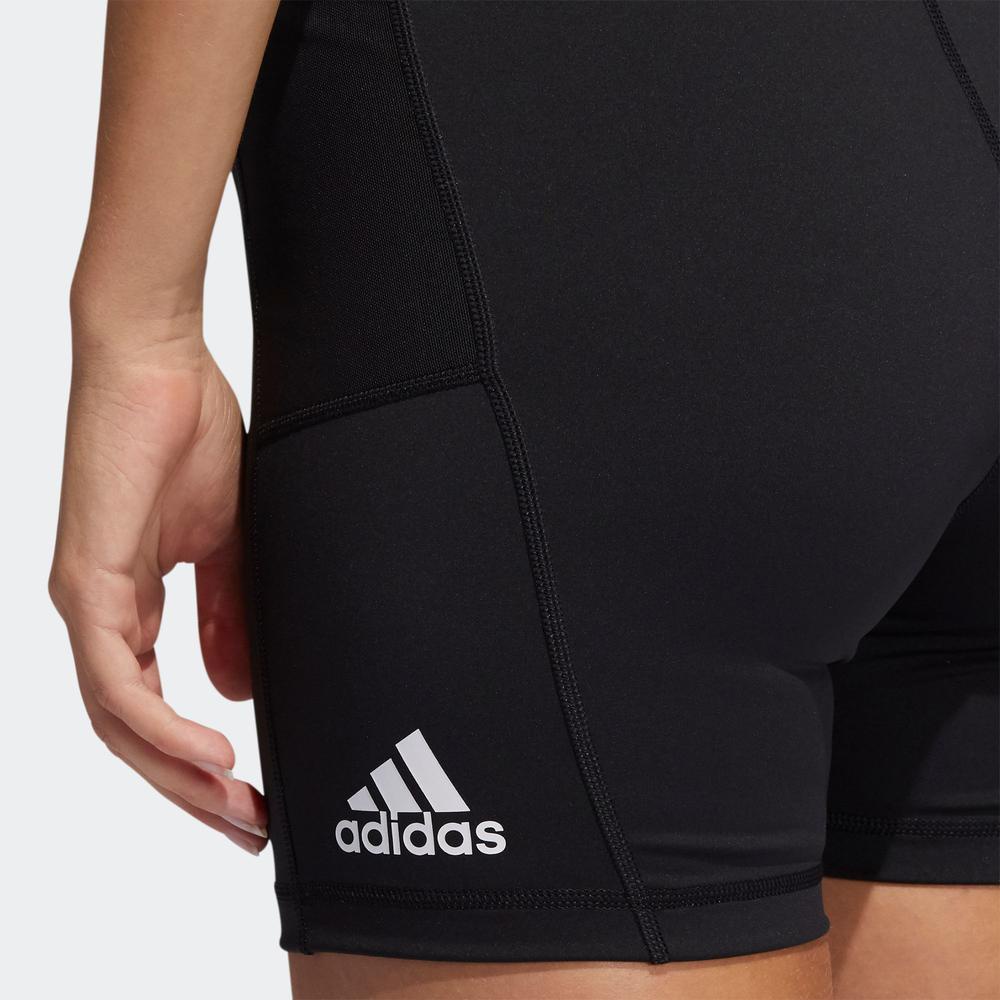 Quần Ngắn Bó adidas TRAINING Nữ Quần short bó Huy hiệu thể thao Techfit Màu đen GL0689