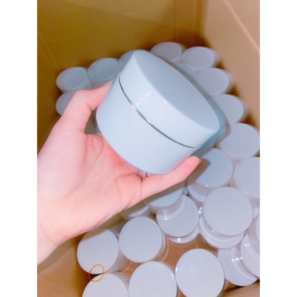 hủ nhựa đựng kem 100g màu trắng
