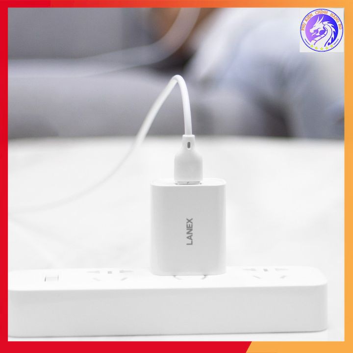 Cáp Sạc Nhanh Type-C 2.1A Dài 2m  Lanex LTC-N06C - Dành Cho Điện Thoại Android - Hàng Chính Hãng