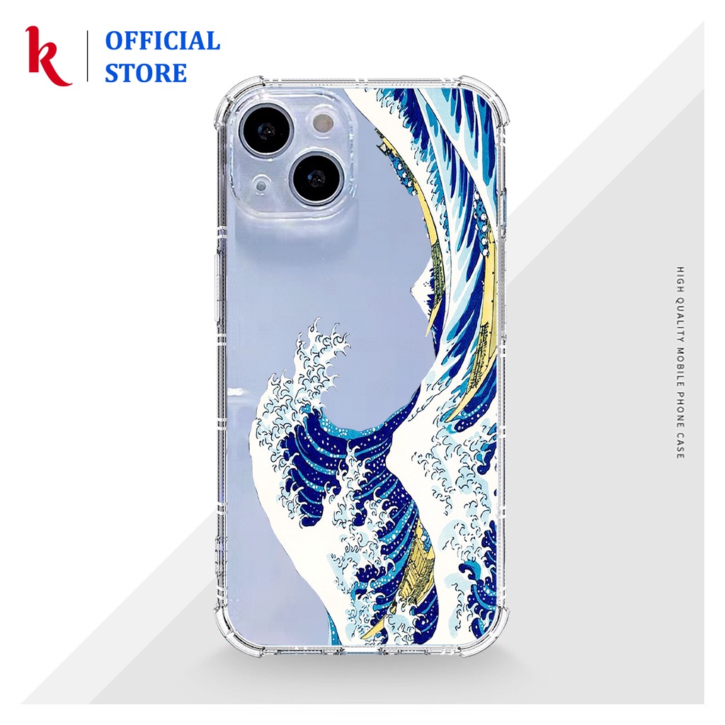 Ốp lưng iphone sóng to.ky.o chống sốc trong suốt case 14plus 14 pro max 13 12 promax 11 mini 6 6s 7 8 plus x xr xs Se