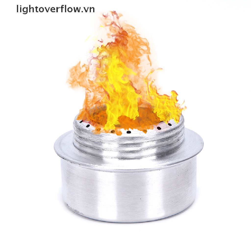 Bếp Cồn Mini Bằng Hợp Kim Nhôm Tiện Dụng Mang Theo Du Lịch Cắm Trại [VN]