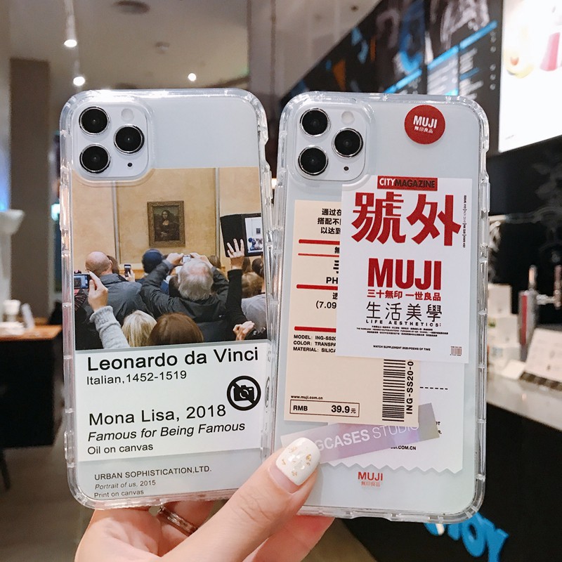 Ốp Điện Thoại TPU Mềm Trong Suốt In Hình Trang Trí Đẹp Mắt Cho iPhone 12 11 Pro Max 12mini XS Max 7 8 Plus X XR | BigBuy360 - bigbuy360.vn
