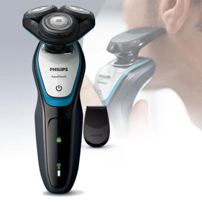 Sản phẩm Máy cạo râu 3 lưỡi có thể cao khô và ướt nhãn hiệu Philips S5070 - Bảo hành 12 tháng .