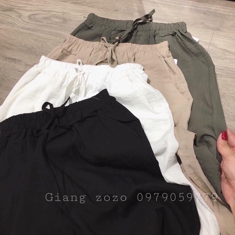 Quần Đũi LINEN ống rộng Quần đũi ống suông hàng đẹp